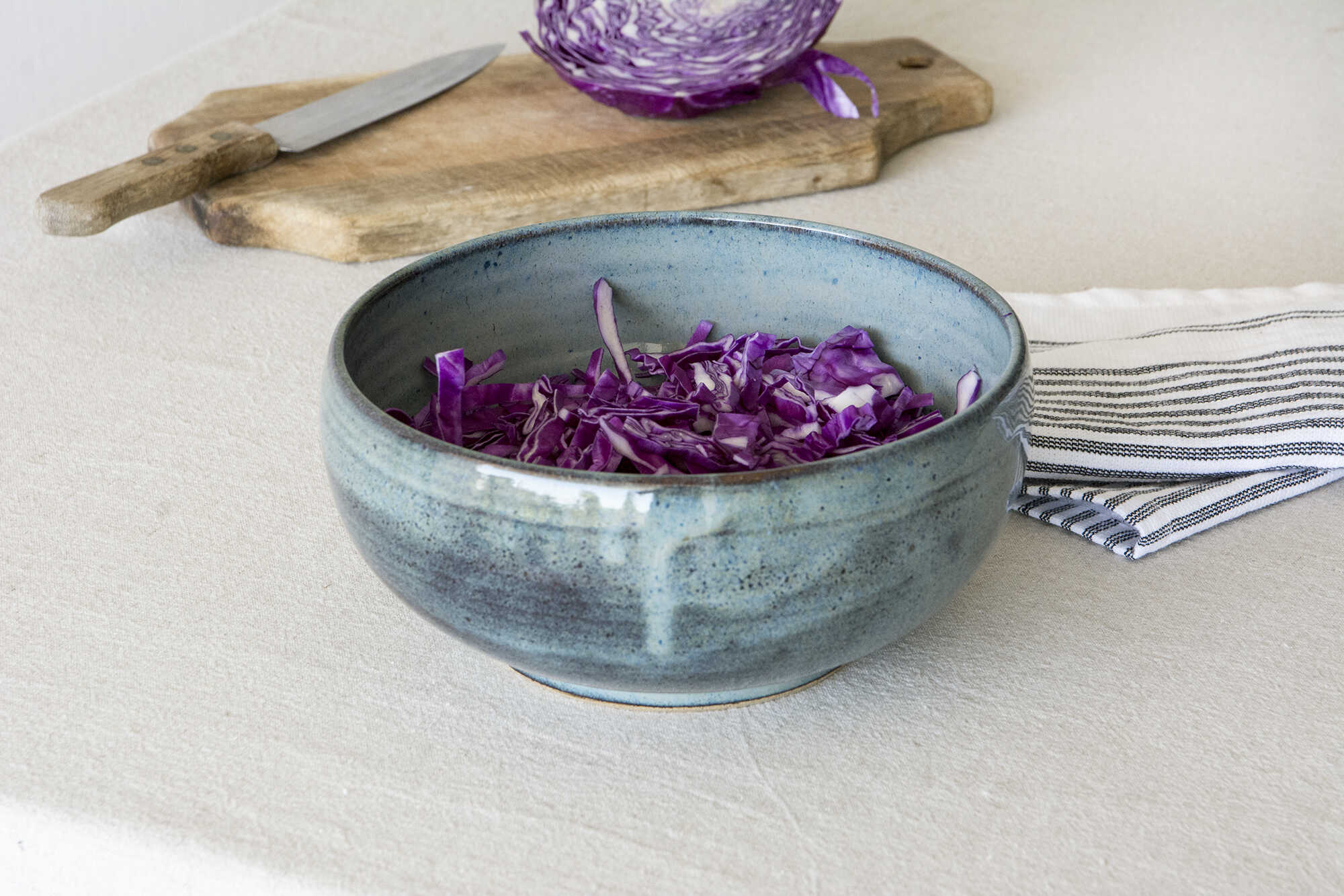 Mixing Bowl Pottery Large Mixing Bowl, 3 L Ceramic Dish, Fruit Bowl, Salad  Bowl, Serving Dish, Ceramic, Stoneware, Handmade, Wheel Thrown 