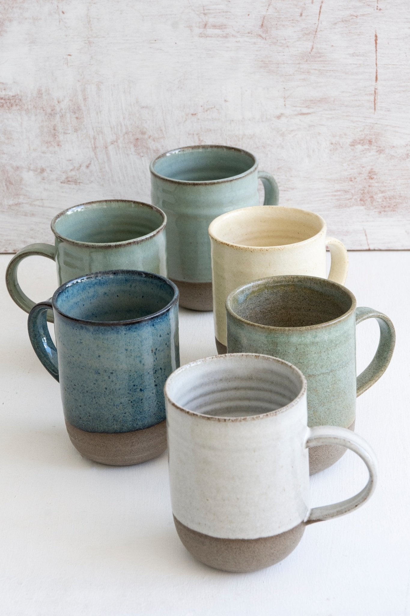 Large modern coffee mug/Tall ceramic mug