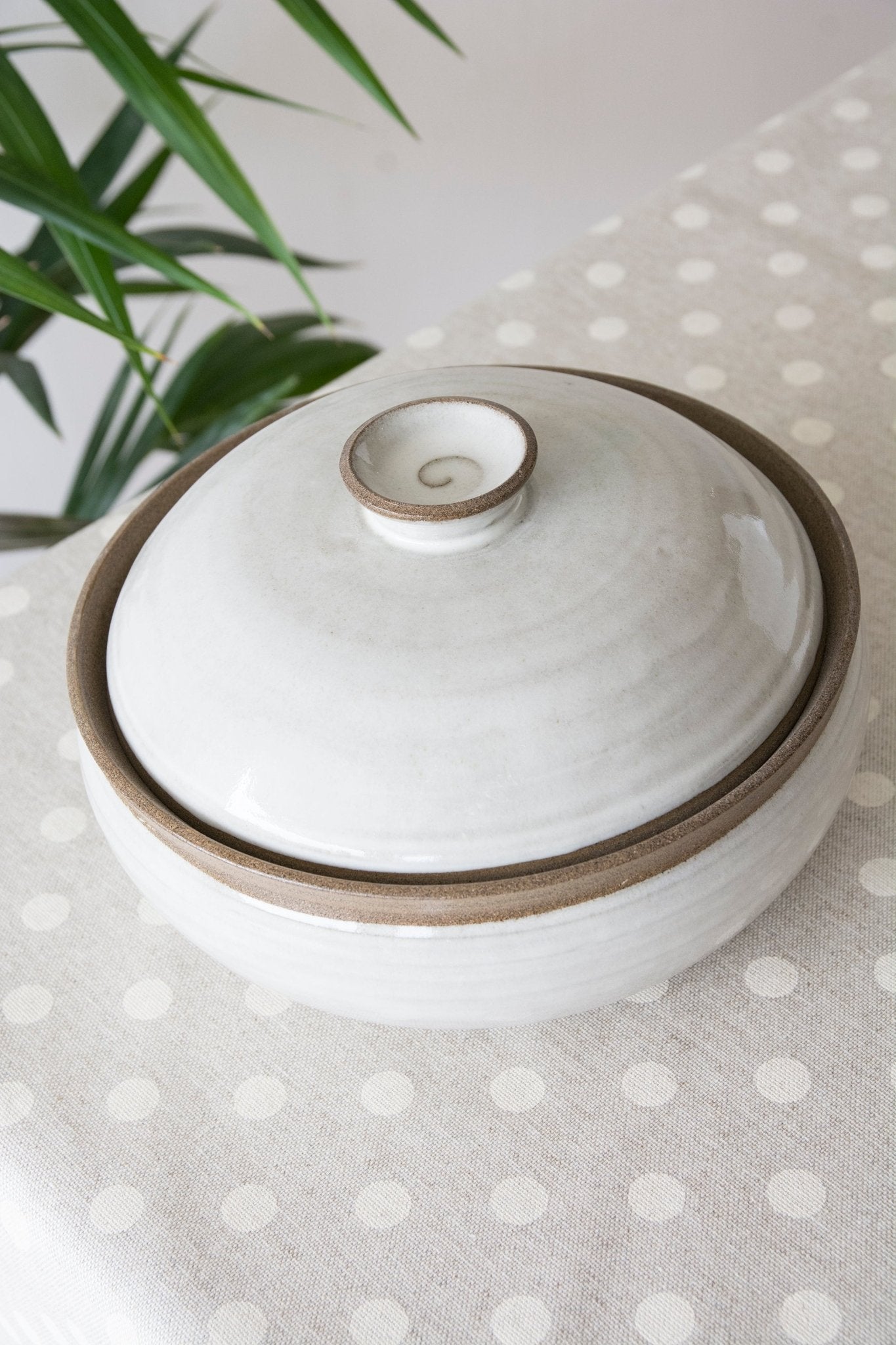 Artisan Stoneware Casserole Dish with Lid - Mad About Pottery - Casserole Dish