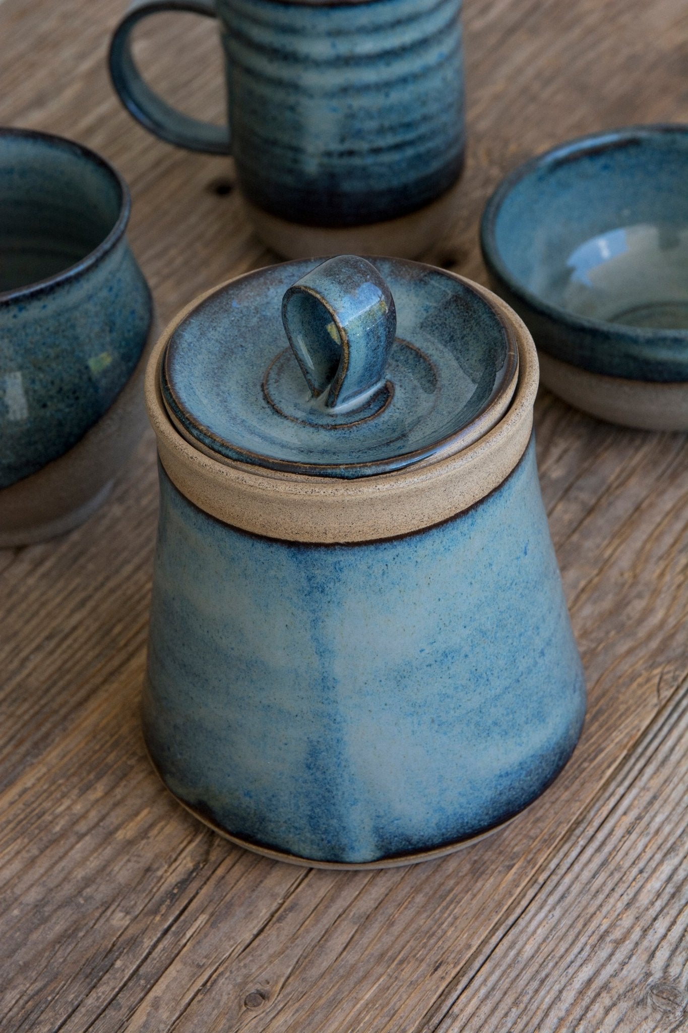 Handmade Ceramic Kitchen Canister - Mad About Pottery - canister