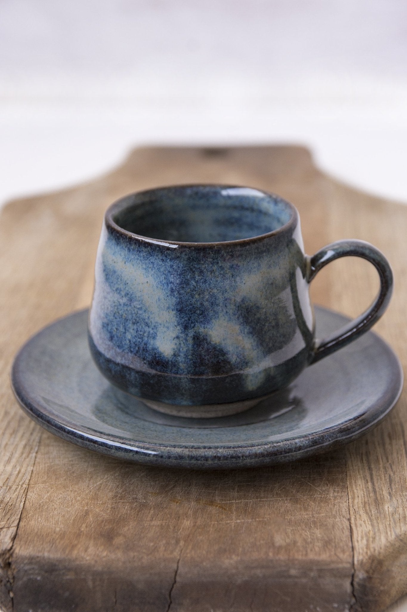 Blue Ceramic Espresso Cups – Mad About Pottery