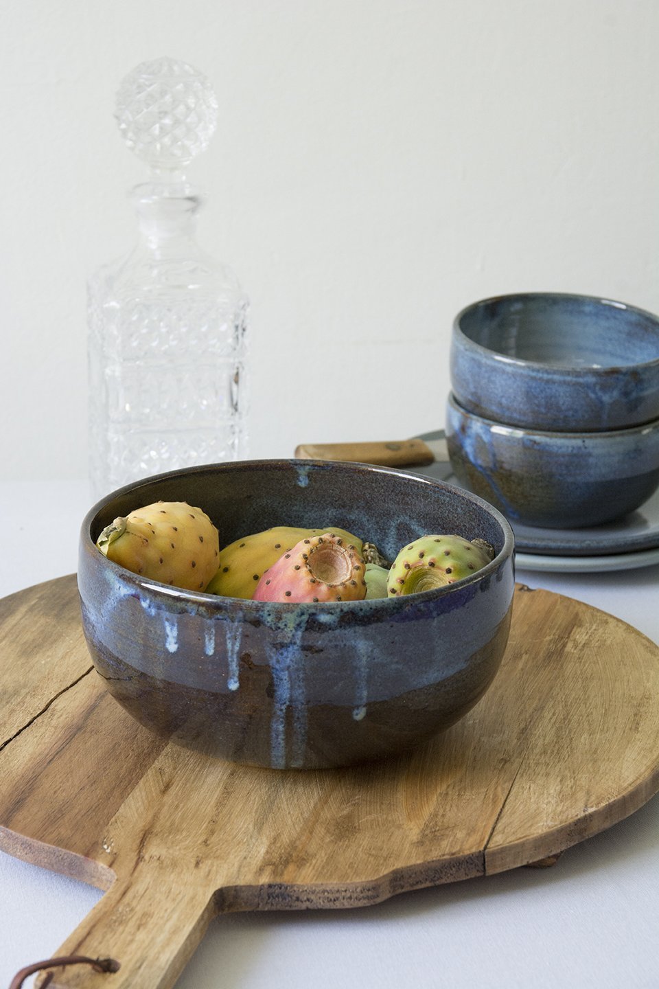 Stoneware shop salad bowls