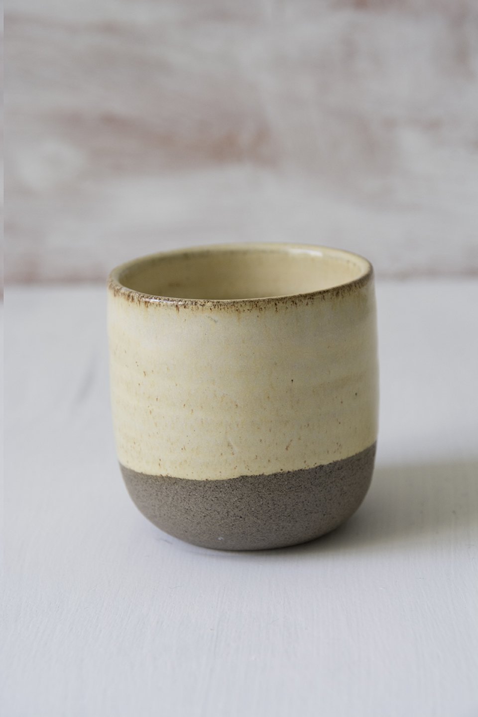 Handmade White Small Ceramic Espresso Mug
