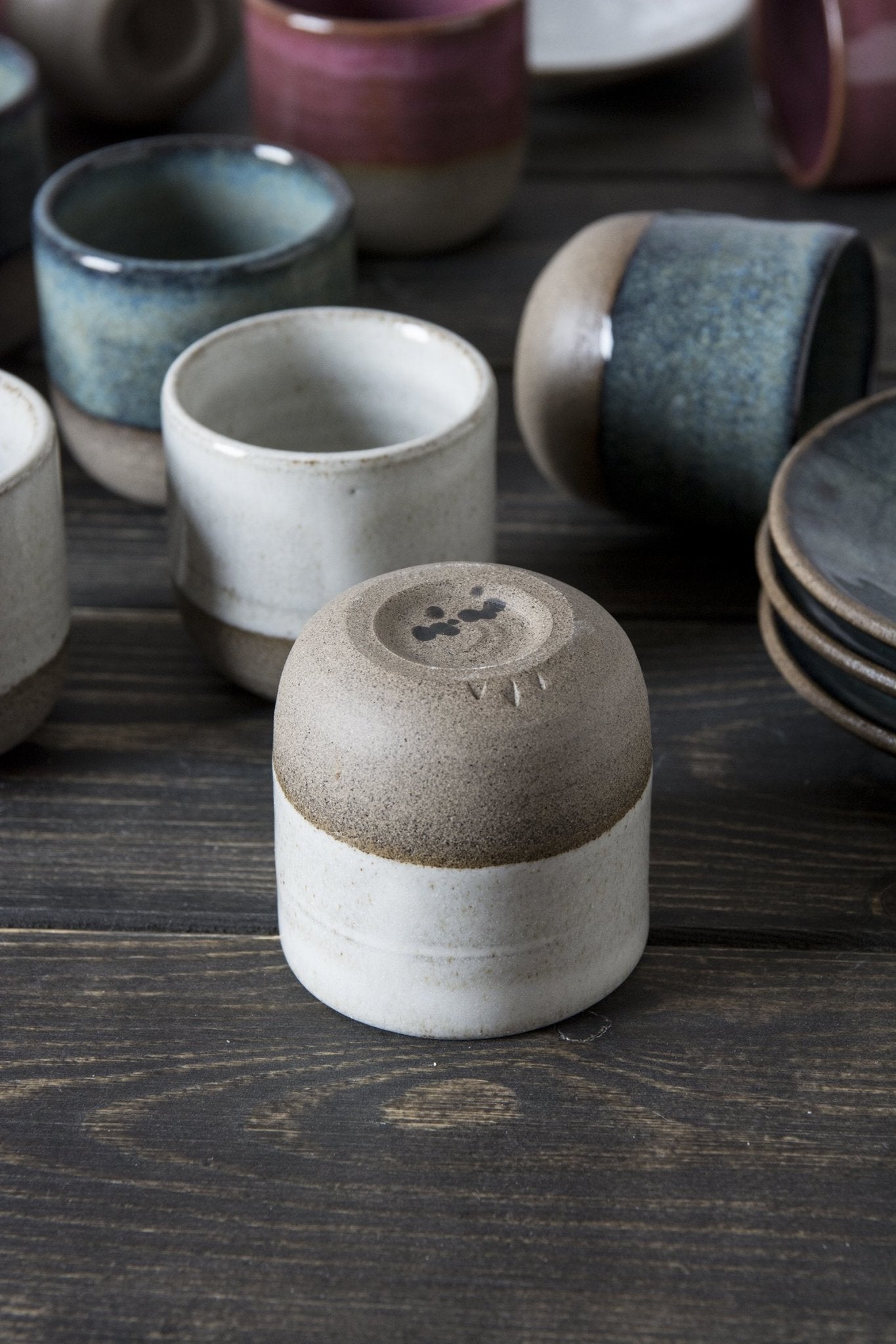 Pottery Espresso Cup – 3 Color Options