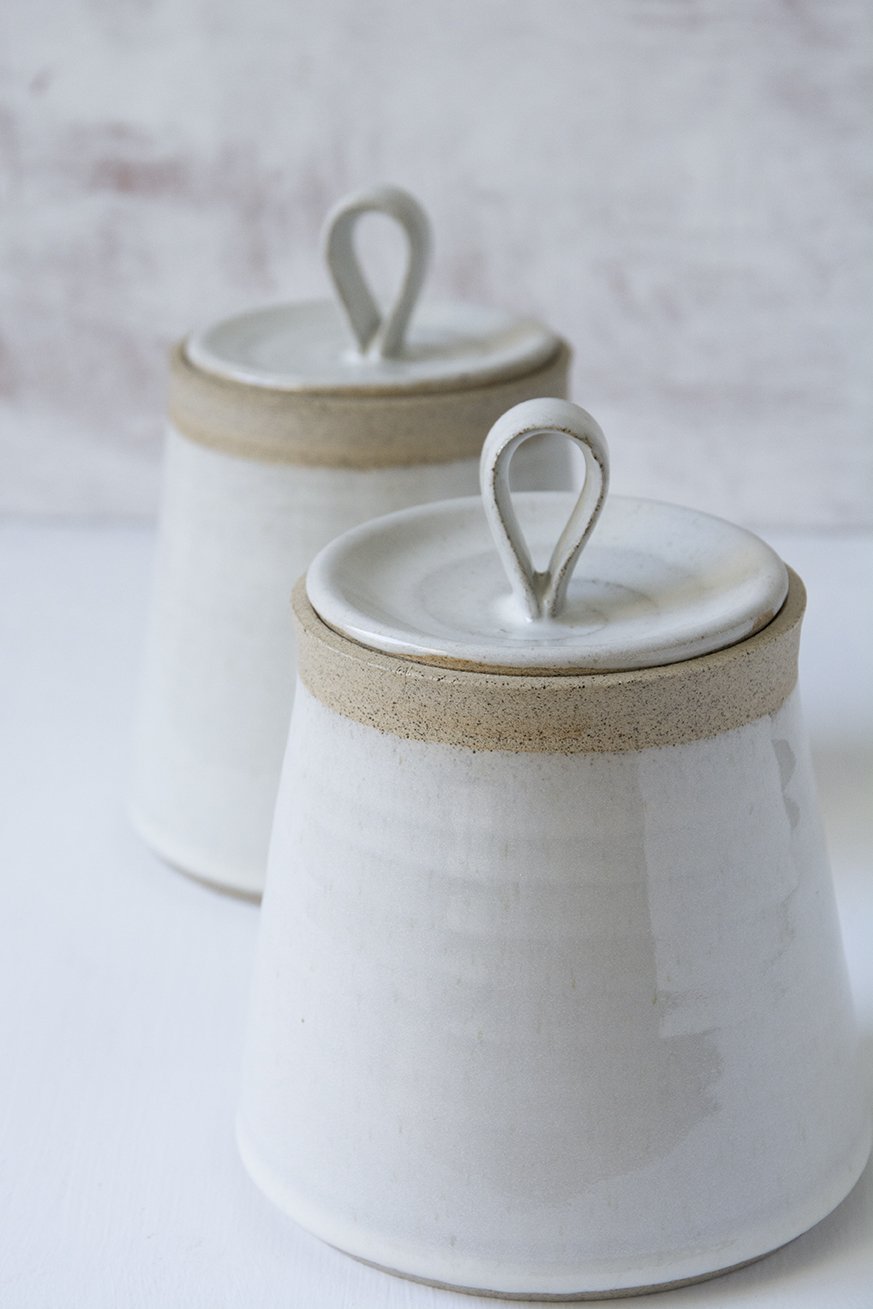 Handmade pottery Handmade Ceramic Salt & Pepper Shaker