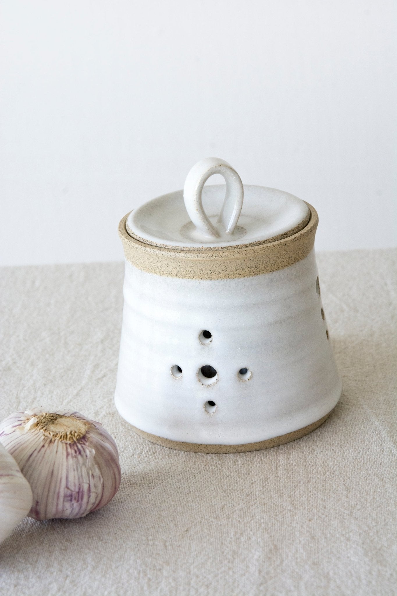 Pottery Garlic Storage