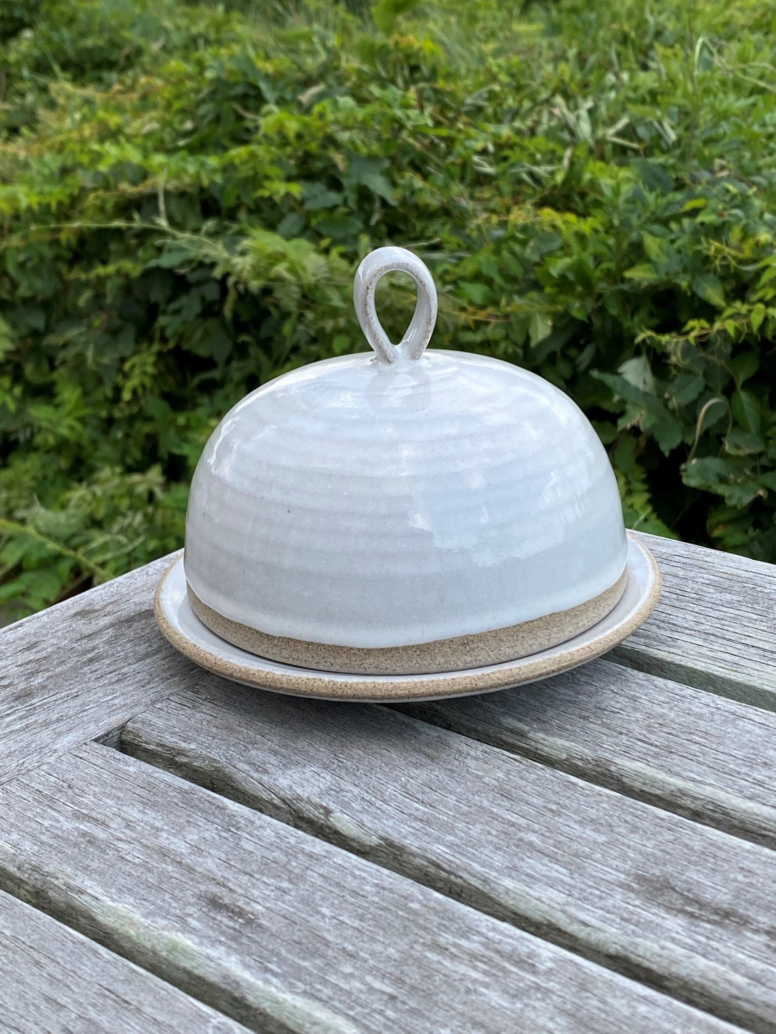 White deals butter dish