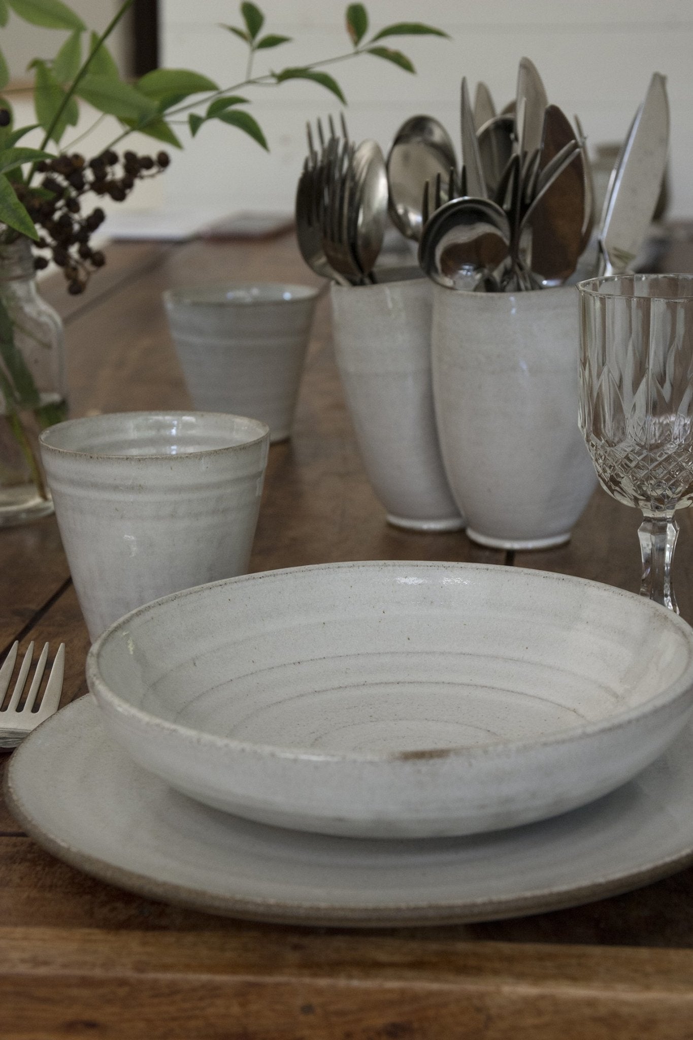 Set of four stoneware tapas 2024 bowl, rustic ash-glazed pottery bowl, handmade ceramic bowl, serving bowls, dinnerware, cereal bowls