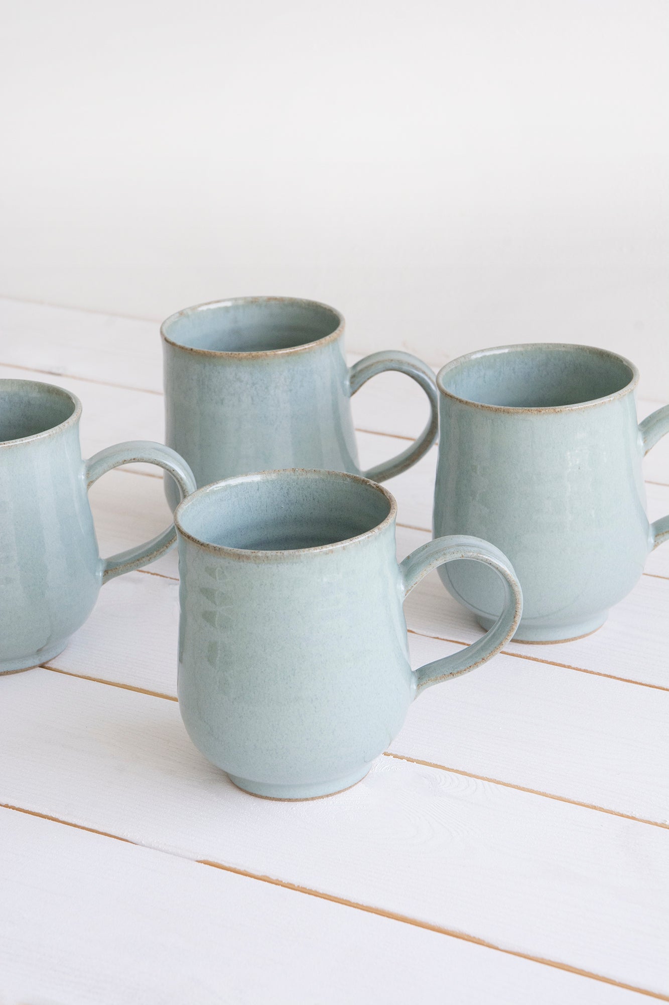 Morandi Color Ceramic Coffee Mugs Set of 6 (Large),18